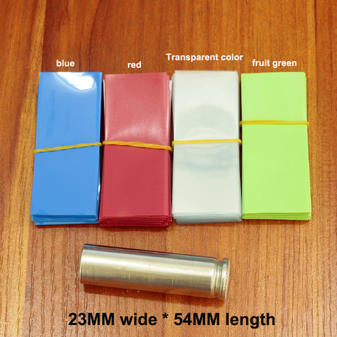 100pcs/lot 14500 lithium battery package PVC heat shrinkable sleeve battery sheath insulation shrink film tube ► Photo 1/1
