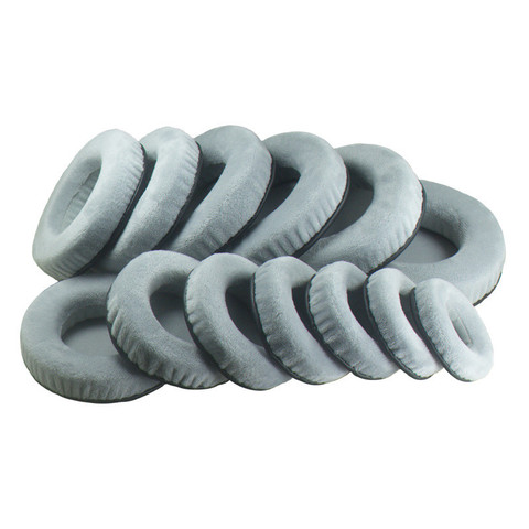 General Grey Velvet Foam Ear Pads Cushions 60 65 70 75 80 85 90 95 100 105 110 115 120MM for SONY for Sennheiser Headphones ► Photo 1/5