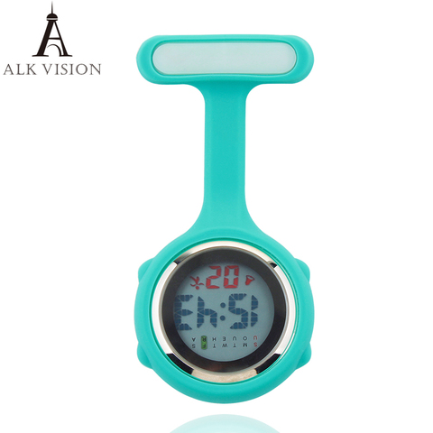 2022 Digital Silicone Nurse Watches Fob Pocket Watch Brooch Lapel Timepiece Doctor Nurse Gift Clock Unisex Fashion&Casual ► Photo 1/6