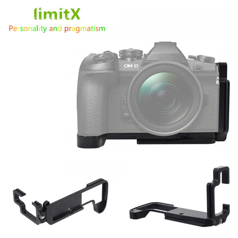 Quick Release L Plate Holder Hand Grip Tripod Bracket for Olympus OM-D EM1 E-M1 Mark II Camera for Benro Arca Swiss Tripod Head ► Photo 1/6