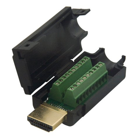 New style HDMI male connector with screw connector ► Photo 1/4