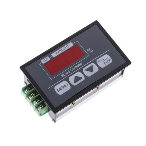 6-60V PWM DC Motor Speed Controller With Digital Display Panel Button Governor ► Photo 1/6