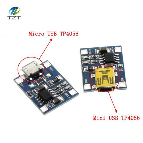5PCS TP4056 1A Lipo Battery Charging Board Charger Module lithium battery DIY MICRO Port Mike USB New Arrival TP4056 MINI USB ► Photo 1/6