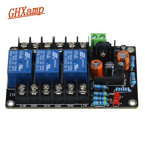 Ghxamp UPC1237 2.1 Subwoofer Speaker Protection Board 2.1 Channel High-Power Power-on Delay 3 Seconds DC Protection AC12-15V ► Photo 1/6