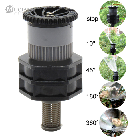 1PC 1/2'' Female Misting Sprinkler Garden Micro Lawn Greenhouse Water Spray Adjustable Rotary Nozzle Irrigation Atomized Tool ► Photo 1/6