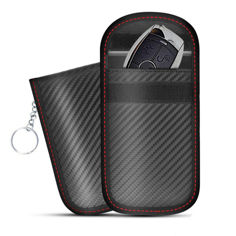 2022 RFID Signal Blocking Bag Cover Signal Blocker Case Faraday Cage Pouch For Keyless Car Keys Radiation Protection Cell Phone ► Photo 1/6