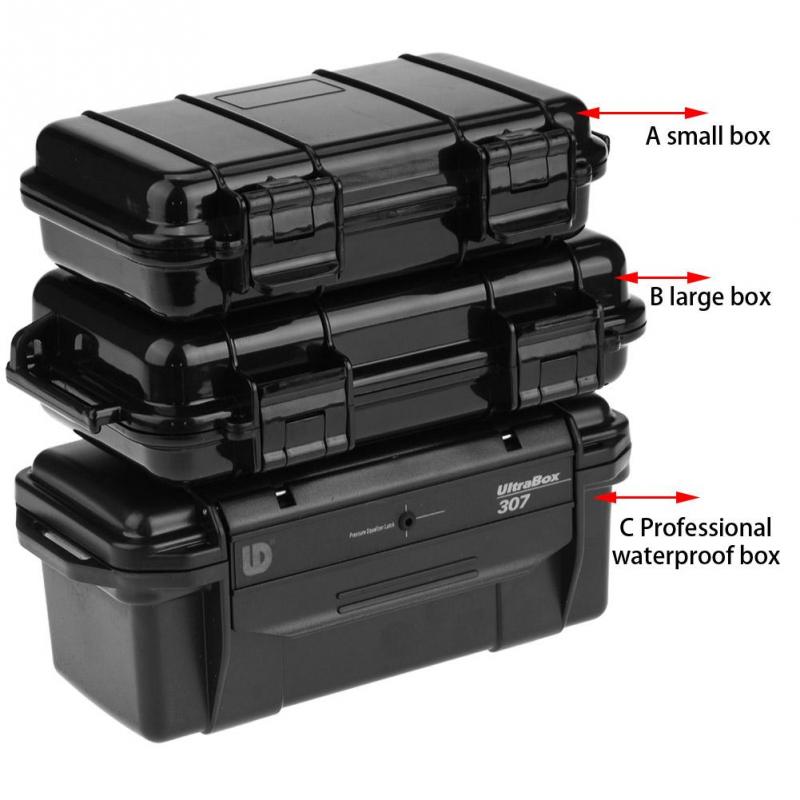 Outdoor Shockproof Waterproof Boxes Survival Airtight EDC Tools Cases Container 