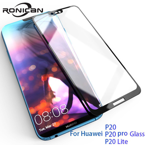 RONICAN huawei p20 pro glass tempered full cover p20 lite screen protector hawei p 20 film huawei p20 lite glass P20Lite p20 pro ► Photo 1/6