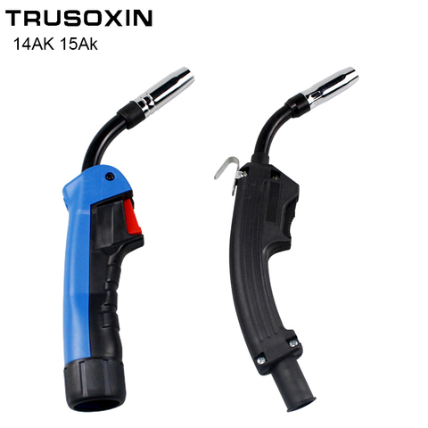 CO2 Mig Mag Welding Torch Air Cooled MB 1PCS 15AK 14AK Swan Neck Contact Tip Holder Gas Nozzle Solenoid Valve ► Photo 1/6