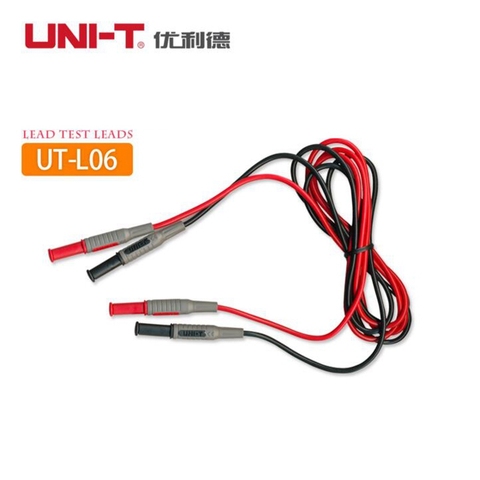 UNI-T UT-L06 Dual head connecting wire double insulated banana plug  Universal Probe Test Leads Cable Multimeter Meter 1000V 20A ► Photo 1/3