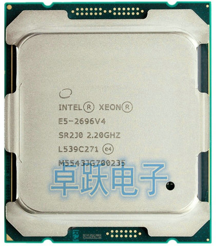 E5-2696 V4 оригинальный Intel Xeon e5-2696v4 Процессор 22-ядер 2.20 ГГц 55 МБ 14nm lga2011-3 E5 2696 V4 процессор бесплатная доставка E5 2696v4 ► Photo 1/1