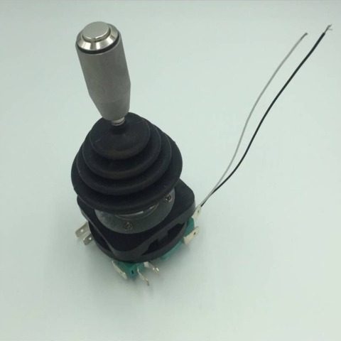 AC DC 250V/125V 30mm Joystick Switch with Push Button Switch Momentary 4 position Latching Monolever Cross Switch HKF4-11A-4L ► Photo 1/6