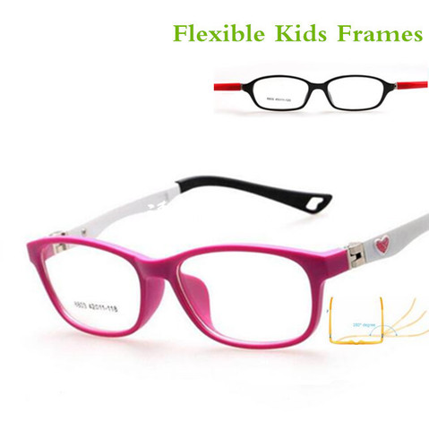 Healthy Silicone Children Clear Glasses Girls Boys Flexible Eyewear Frames Kids Glasses Frames Optical Spectacle Frames Child ► Photo 1/6