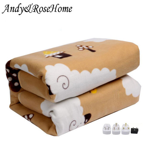 110V-220V Security Plush Electric Blanket Bed Thermostat Electric Mattress Soft Electric Heating Blanket Warmer Heater Carpet ► Photo 1/6