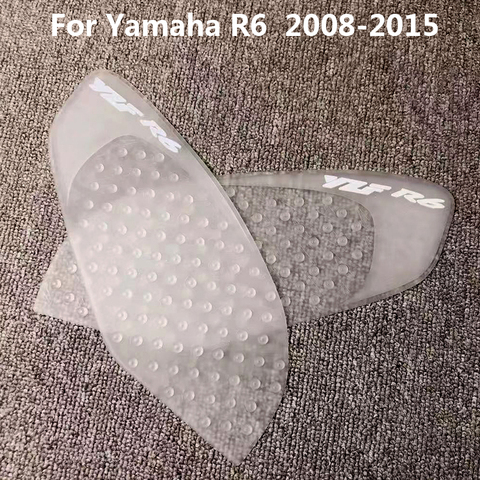 Motorcycle Sticker Anti slip Fuel Tank Pad 3M Side Gas Knee Grip For Yamaha R6 2008 2009 2010 2011 2012 2013 2014 2015 YZF-R6 ► Photo 1/4