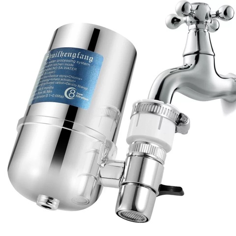 Remove water contaminants, water and electrolytes, household faucet water purifier kitchen water filter easy to install ► Photo 1/6