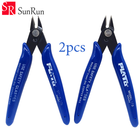 2pcs/Lot 170 Electrical Wire Cable Cutters Cutting Side Snips Flush Vices Hand Tools Cutting Beading Vices Tools ► Photo 1/4
