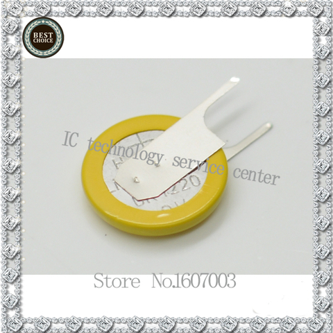 Left side knife pins CR1220 notebook BIOS battery battery 1220 welding feet    Free Shipping ► Photo 1/1