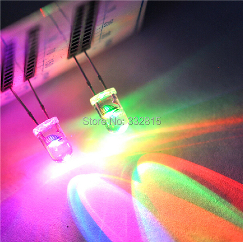 100pcs F5MM 5MM DIP F5 RGB RED,GREEN,BLUE SLOW FLASH light beads 2PINS flash slowly water clear OWEIS Free shipping! ► Photo 1/4