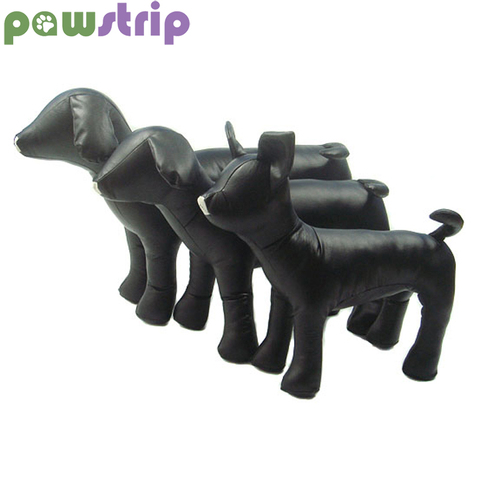 pawstrip 1PC Leather Dog Mannequin Standing Position Dog Models PetShop Display For Clothing Apparel Collar Pet Dog Toys ► Photo 1/6