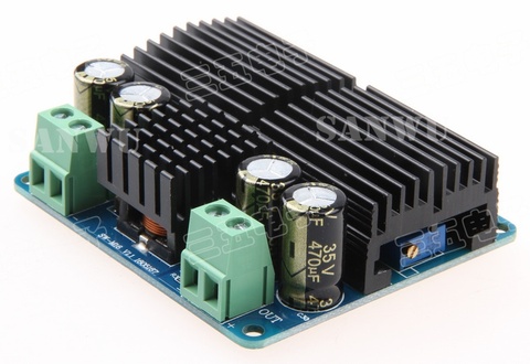 DC-DC boost power supply module Car amplifier High Power Adjustable Boost Module DC12V Converter 24V ► Photo 1/1