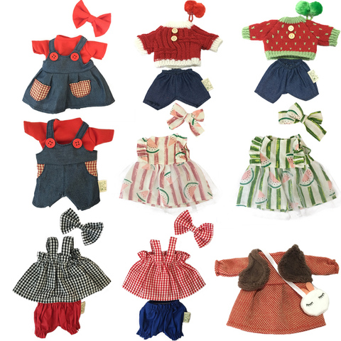 30cm Doll Clothes for Rabbit/Cat/Bear Plush Toys Skirt Sweater Suit Accessories for 1/6 BJD Dolls Gifts for Girls Children ► Photo 1/6