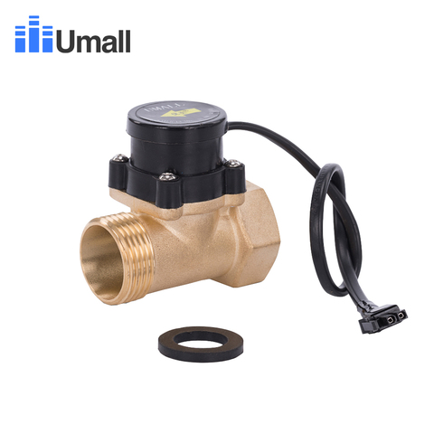 HT800 One 1 Inch Water Pump Flow Sensor Switch Liquid Booster Solar Heater Brass Magnetic Pressure Automatic Control Valve Part ► Photo 1/6