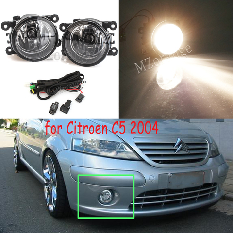 Halogen Fog Lights For Citroen C3 C4 C5 C6 C-Crosser Xsara Picasso 1999-2015 Fog Lamp Assembly Super Bright Fog Light 55W 2pcs ► Photo 1/6