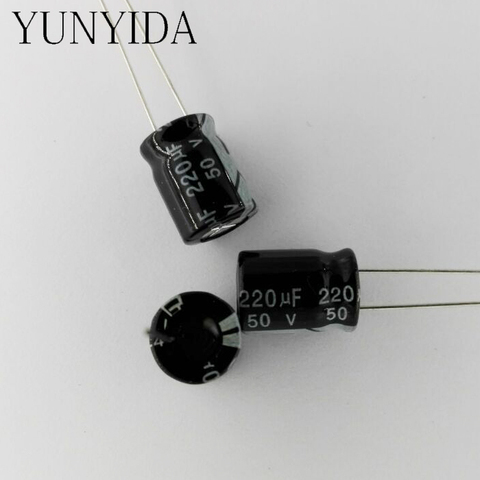 Aluminum electrolytic capacitor 50v 220uf  20PCS ► Photo 1/1