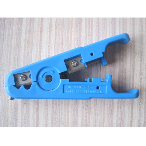RJ45 Punch Down UTP/STP cable stripping tool Network Cable wire Cutter Stripper LS-S501A with blue colour ► Photo 1/2