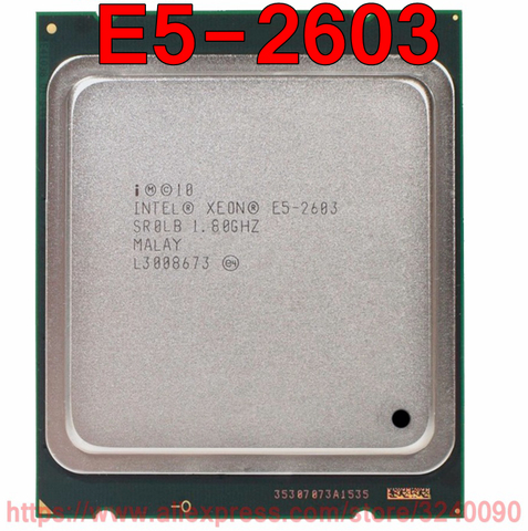 Intel Xeon CPU E5-2603 SR0LB 1.80GHz 4-Core 10M LGA2011 E5 2603 processor free shipping speedy ship out ► Photo 1/1