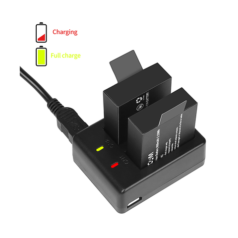 Dual Port Battery Charger for Sjcam M10 Sj4000 Sj5000 4000 5000 Action Camera Sjcam Accessories ► Photo 1/5