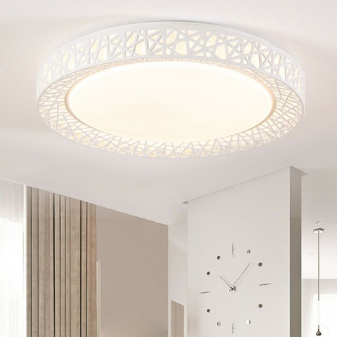 LED Ceiling Light Bird Nest Round Lamp Modern Fixtures For Living Room Bedroom Kitchen YU-Home ► Photo 1/6