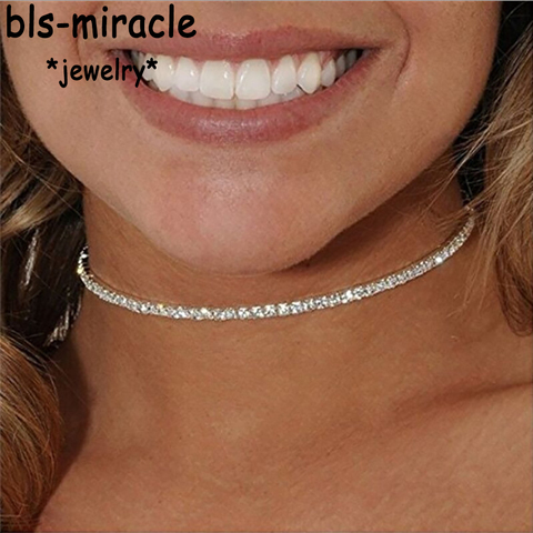 Bls-miracle Bohemian Pendant Necklaces For Women Vintage Gold Color Crystal  Choker Necklace Statement Jewelry Wholesale N299 ► Photo 1/6