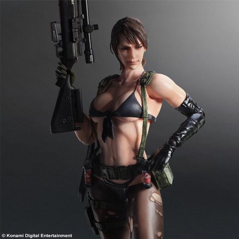 PLAY ARTS 27cm Metal Gear Quiet Action Figure Model Toys ► Photo 1/6