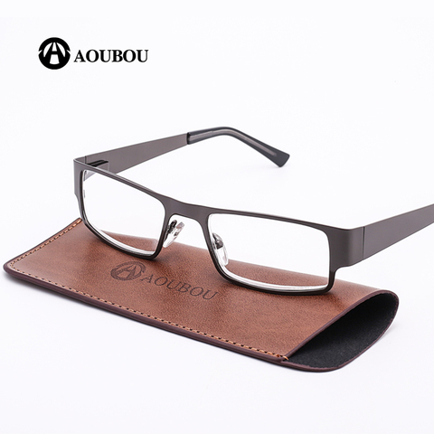 Stainless steel reading glasses men Anti-fatigue spring hinge frame glasses Gafas De Lectura  Firm and okulary good quality ► Photo 1/6