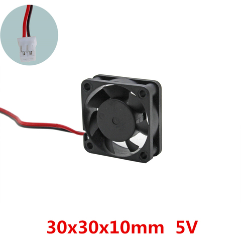 3pcs/lot  30x30x10mm  3010 mini fan DC 5V Brushless Cooling Fan cooler for Electronic 3D printer heat dissipation ► Photo 1/6