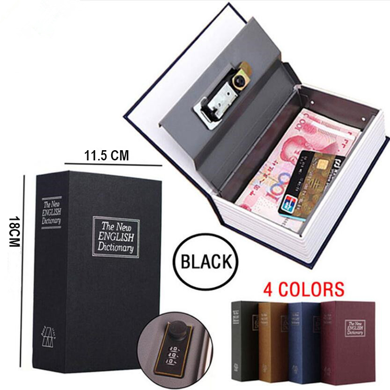 Secret Dictionary Book Style Safe Security Cash Money Hide Storage Box New 