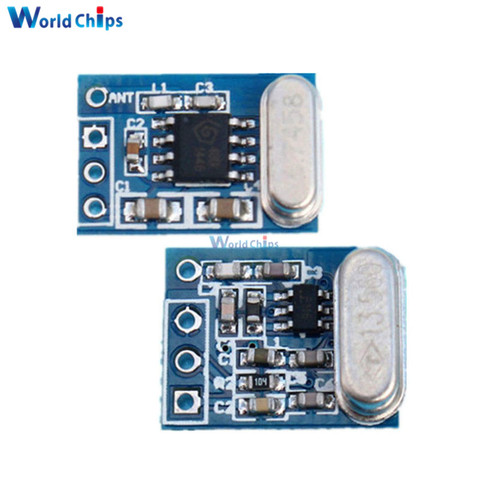 1Set 2Pcs 433MHZ Wireless Transmitter Receiver Board Module SYN115 SYN480R ASK/OOK Chip PCB ► Photo 1/6