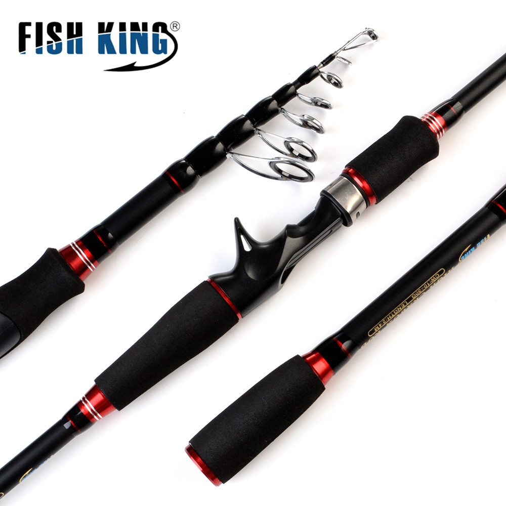 Portable Fishing Rod Lure Carbon Spinning Casting Lure Professional Fishing Rod 
