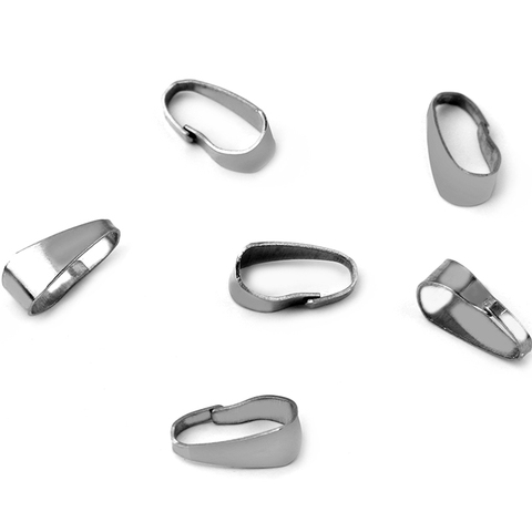 150pcs New Glossy Stainless Steel Two Open Melon Buckle 3.8*9MM DIY Jewelry Accessories Wholesale Does Not Fade ► Photo 1/1
