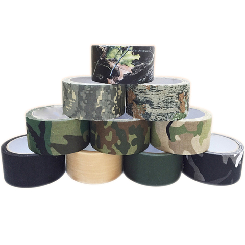 10Meters Duct Outdoor Woodland Camping Camouflage Tape WRAP Hunting Adhesive Camo Stealth Tape Bandage 0.05m x 10m/2inchx390inch ► Photo 1/6