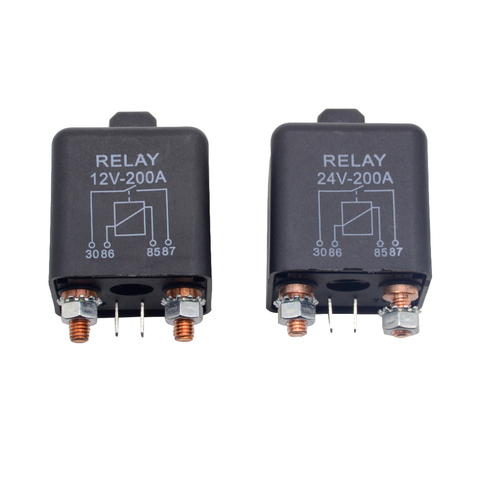 New Car Truck Motor Automotive high current relay 12V/24V 200A 2.4W Continuous type Automotive relay car relays ► Photo 1/4