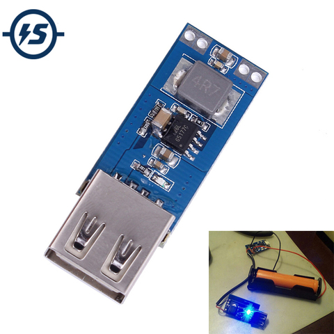 Power Bank Boost Converter Charger Module DC-DC 2.5V-5.5V To 5V 2A Step Up Board USB Vehicle Mobile ► Photo 1/6