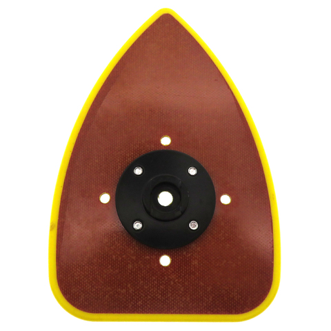 90*135mm With Iron Plate Triangle Sanding Backup Pad with 4 Holes Sander Backing Pad Hook Loop for Grinding & Polishing ► Photo 1/6