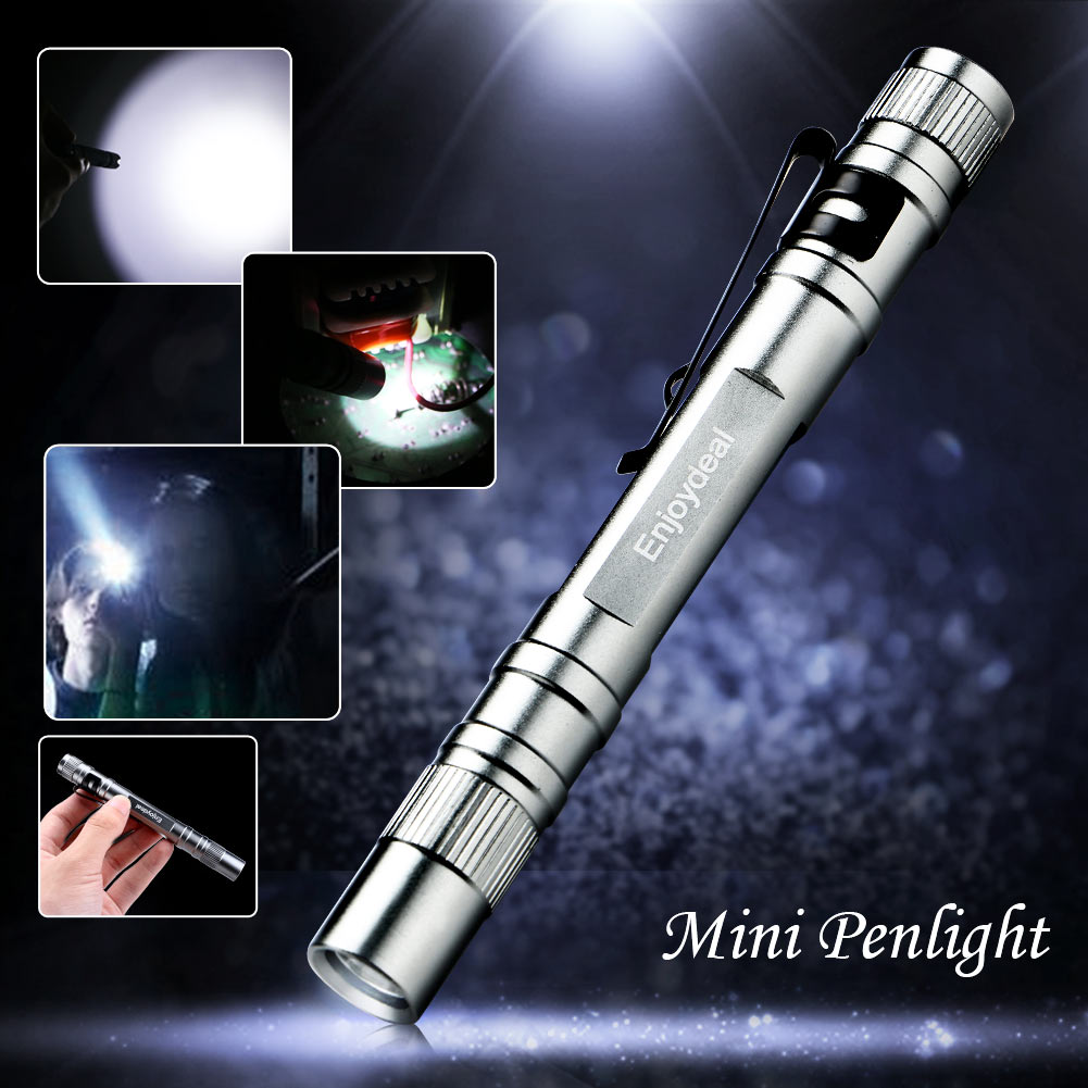 CREE LED XPE-R3 1000 Lumen Flashlight Lamp Clip Penlight Flashlight Bright Torch 