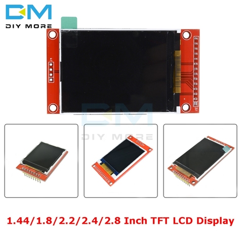 1.44/1.8/2.2/2.4/2.8 Inch TFT Color Screen LCD Display Module 128*128 240*320 Micro SD ST7735S ILI9341 ILI9225 with Touch ► Photo 1/6