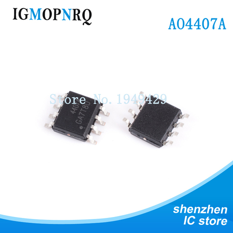 10pcs/lot AO4407A 4407A SOP8 MOSFET(Metal Oxide Semiconductor Field Effect Transistor) new ► Photo 1/2