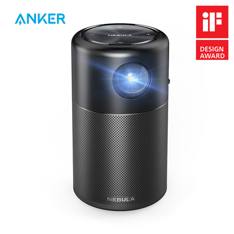 Anker Nebula Capsule Smart Portable Wi-Fi Mini Projector Pocket Cinema with DLP 360' Speaker 100