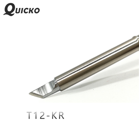 QUICKO T12-KR Shape K Series Electronic Soldering Tips Iron Solder Tip Welding Tools for FX907/9501 Handle T12 OLED station ► Photo 1/3